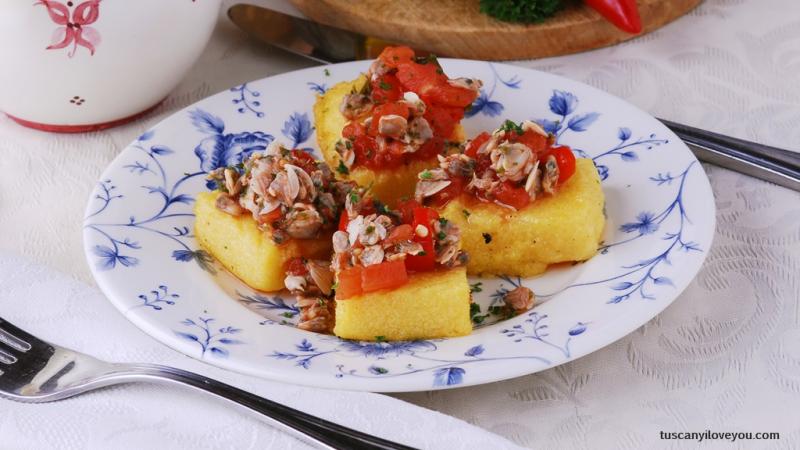 Ricetta crostini di polenta