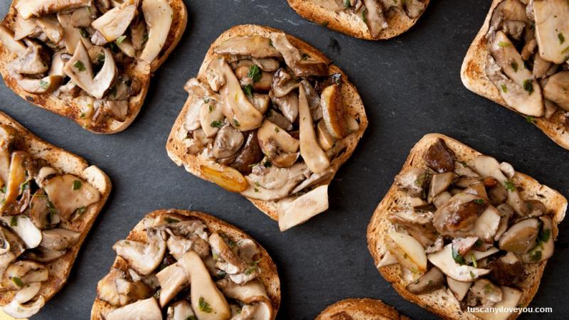 Ricetta crostoni di funghi