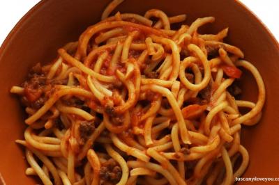 Ricetta pici al ragù di cinghiale