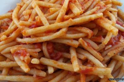 Ricetta pici all'aglione